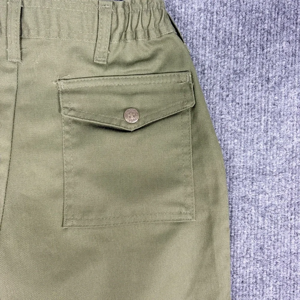 VNTG Boy Scouts of‎ America Official Uniform Pants Olive Green Cargo Size 10/ 25